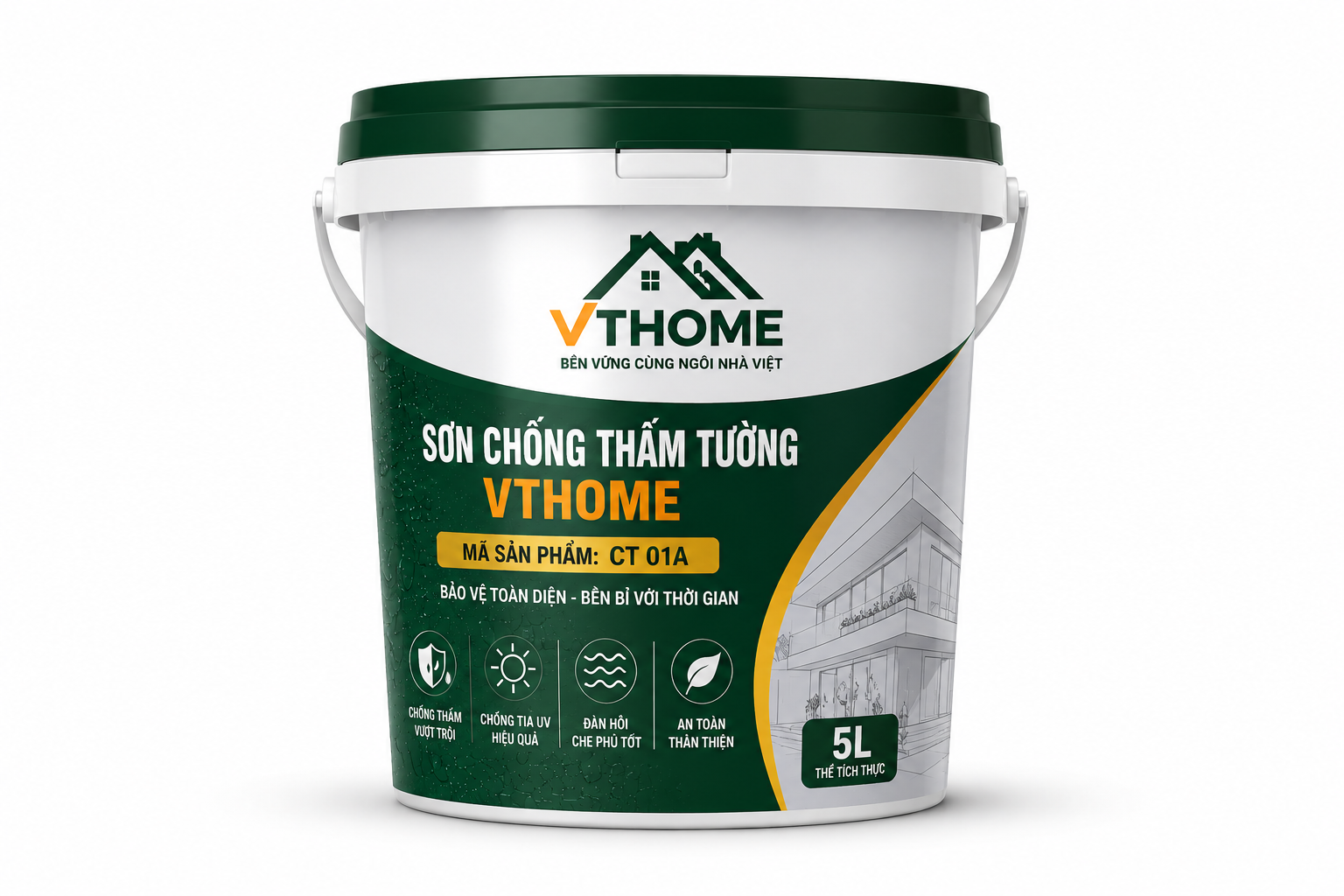 Sơn Chống Thấm Tường VTHOME (CT 01A)