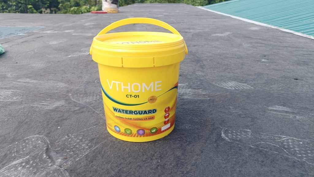 Thi công chống thấm sân thượng bằng sản phẩm VTHOME Waterguard